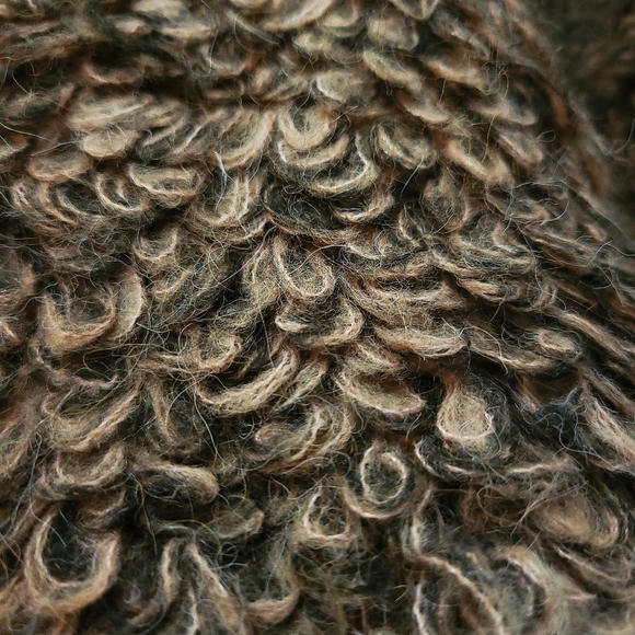 REMAIN Birger Christensen Denise Alpaca Knit Crop Patchwork Oversized Ca… - Picture 9 of 16